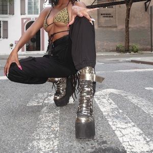 Dolls kill TRAITOR BOOTS by current mood sz 9